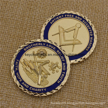 Custom Souvenir Metal Masonic Cheap Challenge Coins